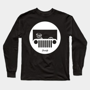 bulldog jeep Long Sleeve T-Shirt